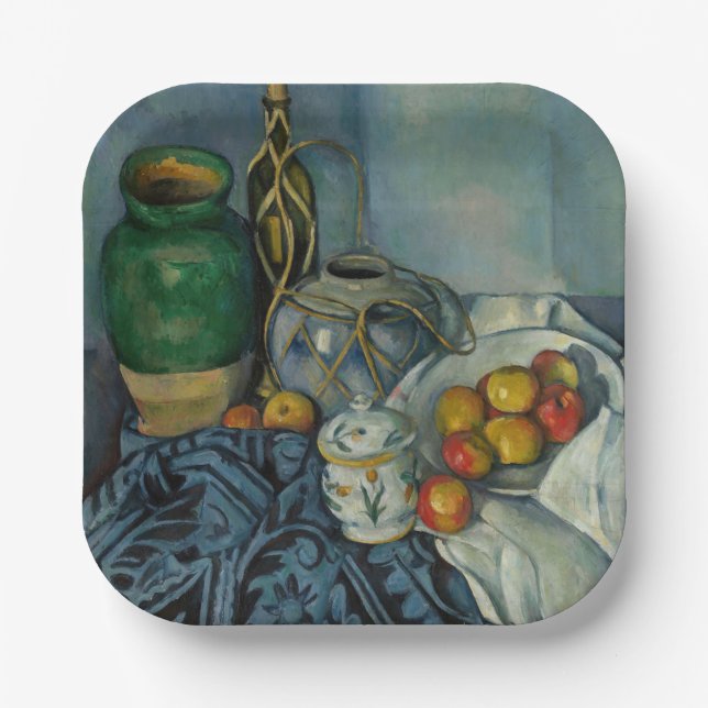 Paul Cezanne - Still Life with Apples Paper Plates (Front)