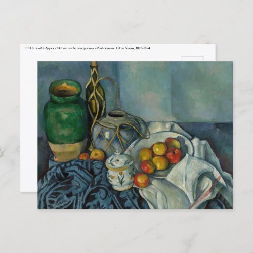 Paul Cezanne _ Still Life with Apples Postcard