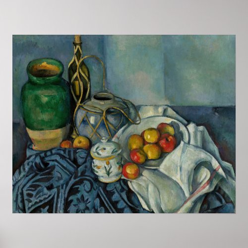 Paul Cezanne _ Still Life with Apples Poster