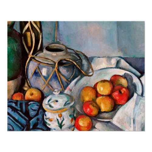 Paul Cezanne _ Still Life With Apples Poster