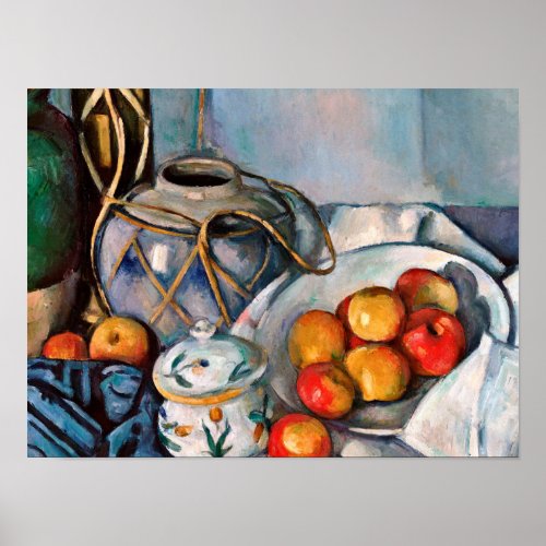 Paul Cezanne _ Still Life With Apples Poster