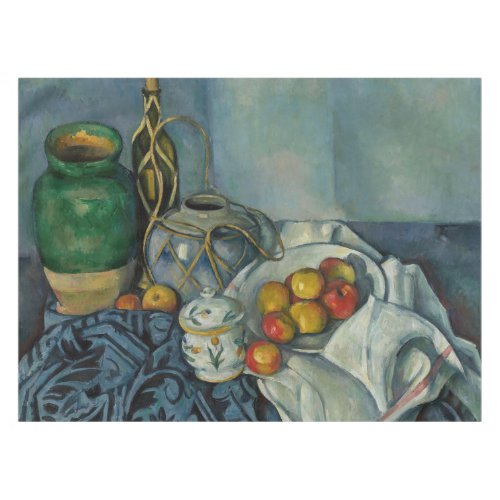Paul Cezanne _ Still Life with Apples Tablecloth