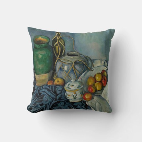 Paul Cezanne _ Still Life with Apples Throw Pillow