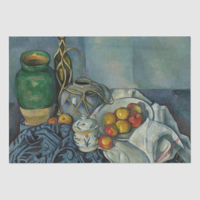 Paul Cezanne - Still Life with Apples Tissue Paper (Front)