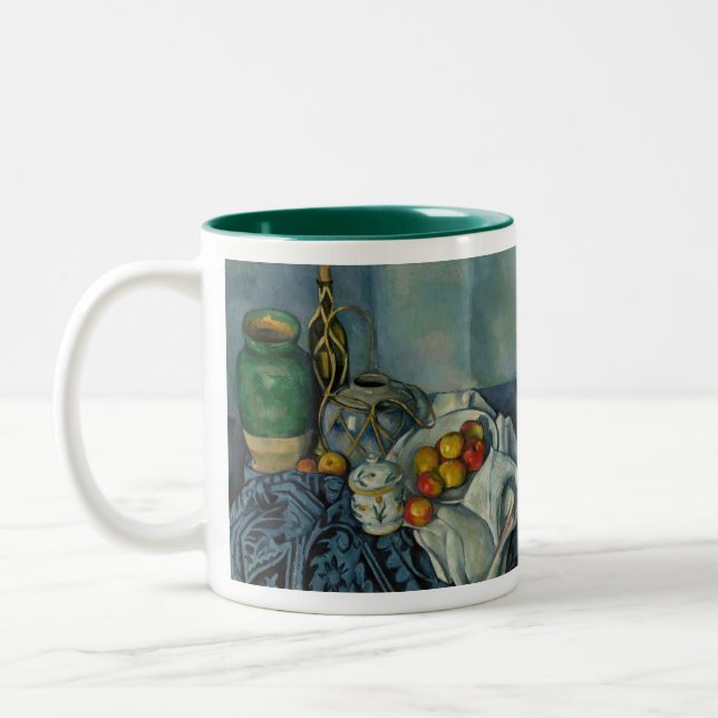 Paul Cezanne - Still Life with Apples Two-Tone Coffee Mug (Left)