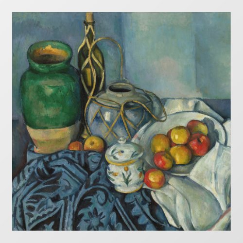 Paul Cezanne _ Still Life with Apples Window Cling