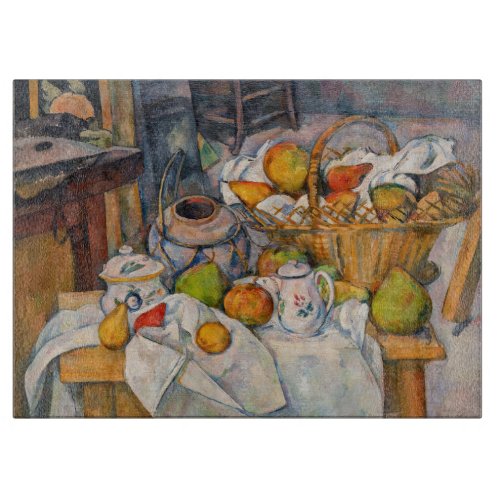 Paul Cezanne _ Still Life with Basket Cutting Board