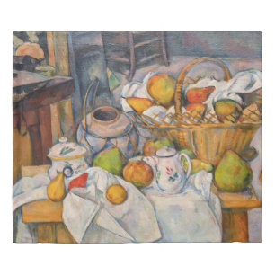 Paul Cezanne - Still Life with Basket Duvet Cover
