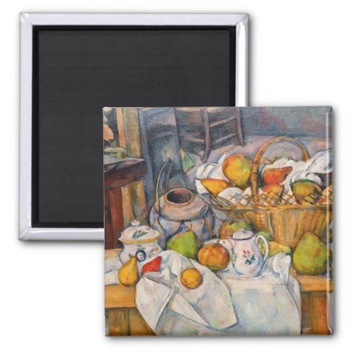 Paul Cezanne _ Still Life with Basket Magnet