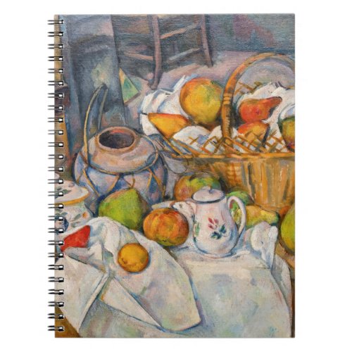 Paul Cezanne _ Still Life with Basket Notebook