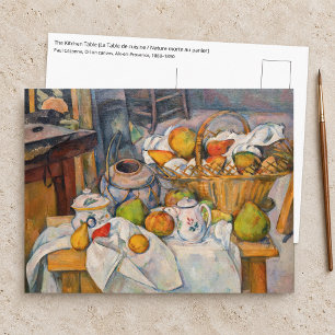 Paul Cezanne - Still Life with Basket Postcard