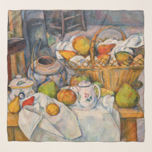 Paul Cezanne - Still Life with Basket Scarf