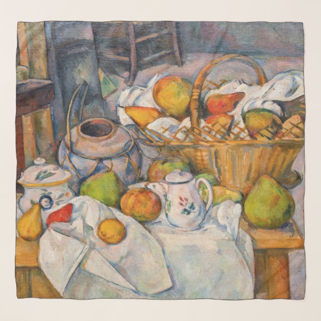 Paul Cezanne - Still Life with Basket Scarf (Front)