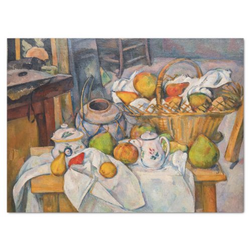 Paul Cezanne _ Still Life with Basket Tissue Paper