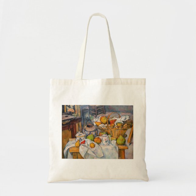 Paul Cezanne - Still Life with Basket Tote Bag (Front)