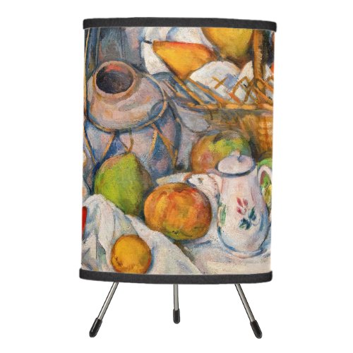 Paul Cezanne _ Still Life with Basket Tripod Lamp