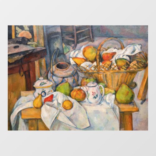 Paul Cezanne _ Still Life with Basket Wall Decal