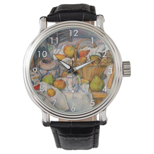 Paul Cezanne _ Still Life with Basket Watch