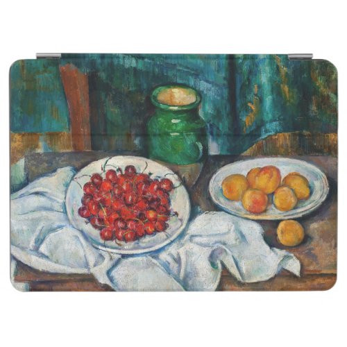 Paul Cezanne _ Still Life with Cherries and Peachs iPad Air Cover