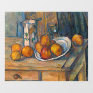 Paul Cezanne - Still Life with Milk Jug and Fruits Wall Decal