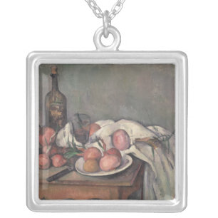 Paul Cezanne   Still Life with Onions, c.1895 Silver Plated Necklace