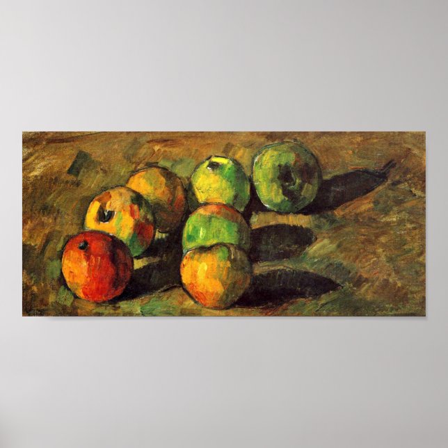 Paul Cezanne - Still life with seven apples Poster (Front)