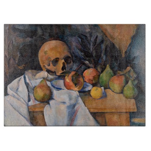 Paul Cezanne _ Still Life with Skull Cutting Board