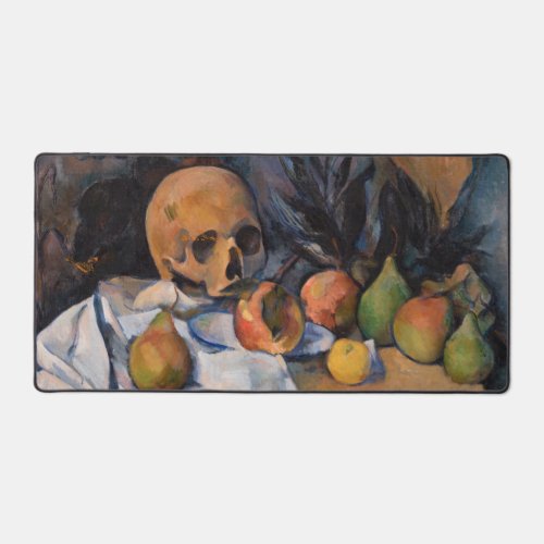 Paul Cezanne _ Still Life with Skull Desk Mat