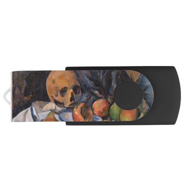 Paul Cezanne - Still Life with Skull Flash Drive (Back)