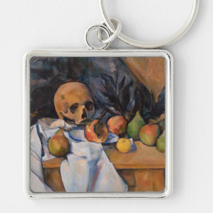 Paul Cezanne - Still Life with Skull Keychain