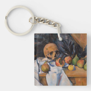 Paul Cezanne - Still Life with Skull Keychain