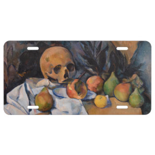 Paul Cezanne - Still Life with Skull License Plate