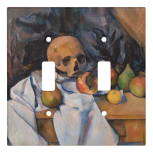 Paul Cezanne - Still Life with Skull Light Switch Cover