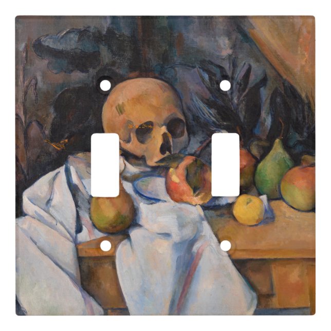 Paul Cezanne - Still Life with Skull Light Switch Cover (Front)