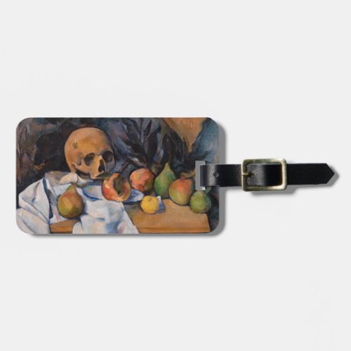Paul Cezanne _ Still Life with Skull Luggage Tag