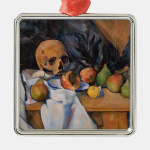 Paul Cezanne - Still Life with Skull Metal Ornament