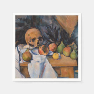 Paul Cezanne - Still Life with Skull Napkins