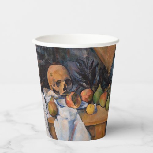 Paul Cezanne _ Still Life with Skull Paper Cups