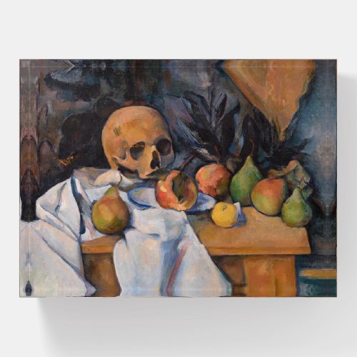 Paul Cezanne _ Still Life with Skull Paperweight