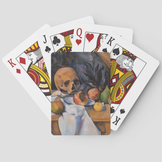 Paul Cezanne - Still Life with Skull Poker Cards (Back)