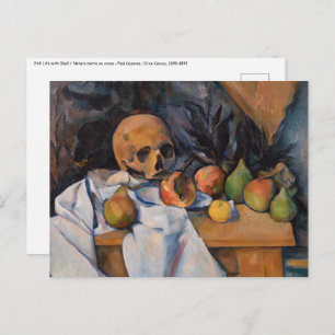 Paul Cezanne - Still Life with Skull Postcard