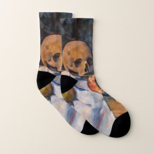 Paul Cezanne _ Still Life with Skull Socks