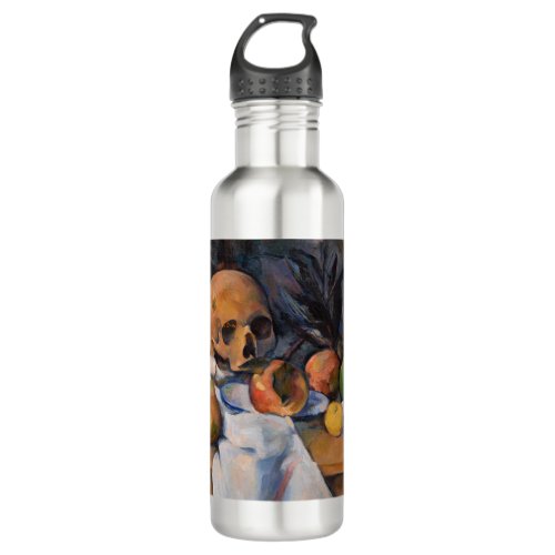 Paul Cezanne _ Still Life with Skull Stainless Steel Water Bottle