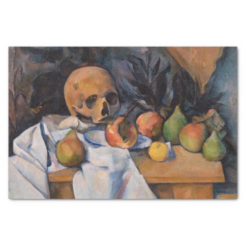 Paul Cezanne _ Still Life with Skull Tissue Paper
