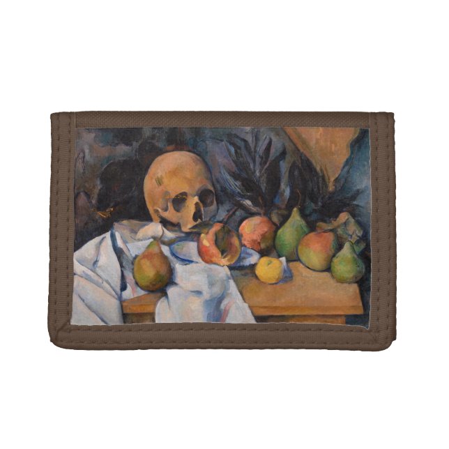 Paul Cezanne - Still Life with Skull Trifold Wallet (Front)