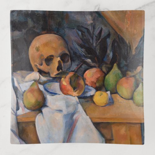 Paul Cezanne _ Still Life with Skull Trinket Tray