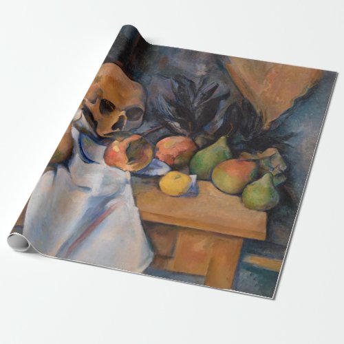 Paul Cezanne _ Still Life with Skull Wrapping Paper
