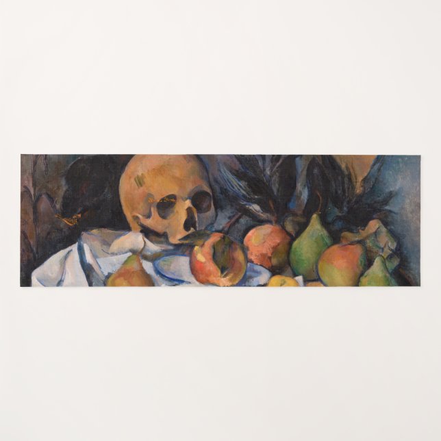 Paul Cezanne - Still Life with Skull Yoga Mat (Front (Horizontal))