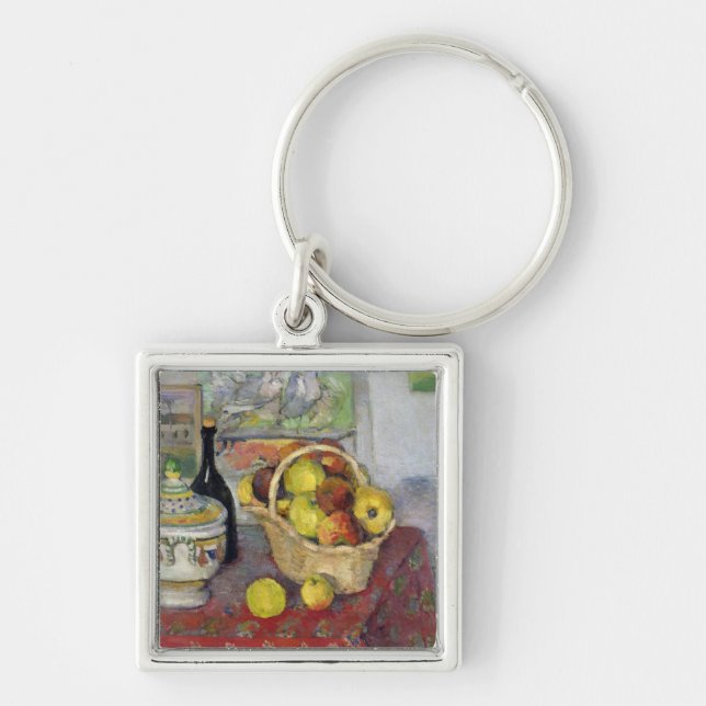 Paul Cezanne | Still Life with Tureen, c.1877 Keychain (Front)