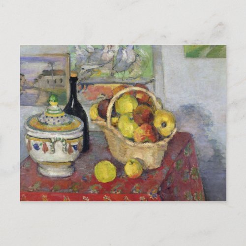 Paul Cezanne  Still Life with Tureen c1877 Postcard